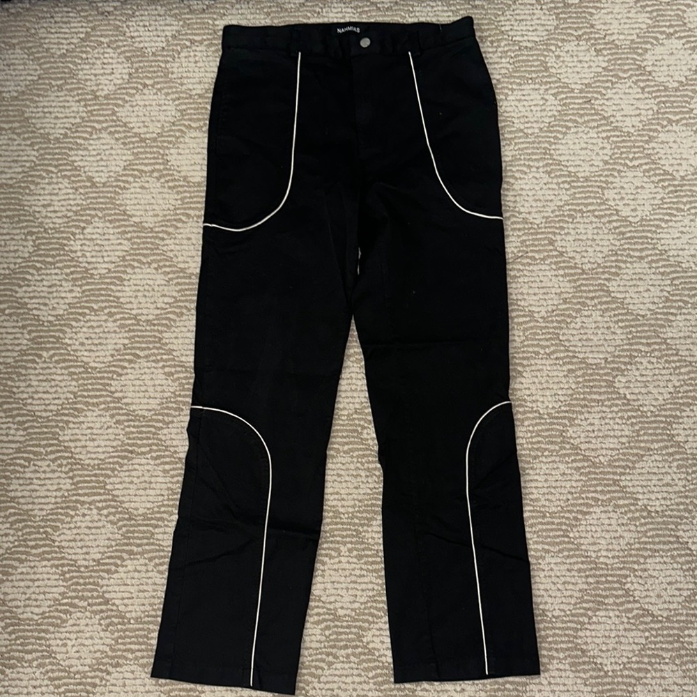 Nahmias Mens Black Pants